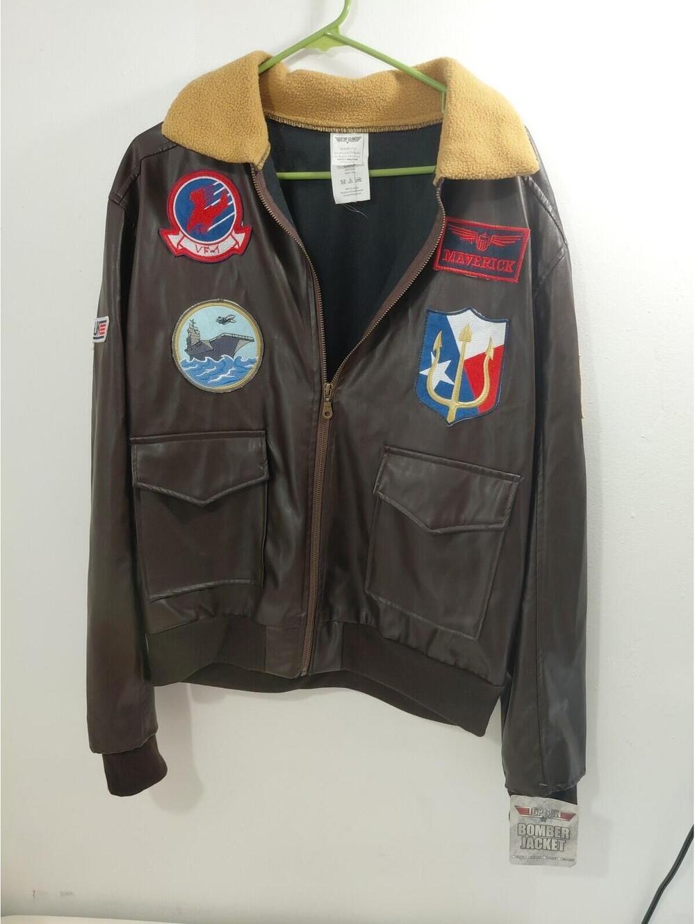 Men Med G1 Top Gun Maverick Tom Cruise Leather Bomber Jacket